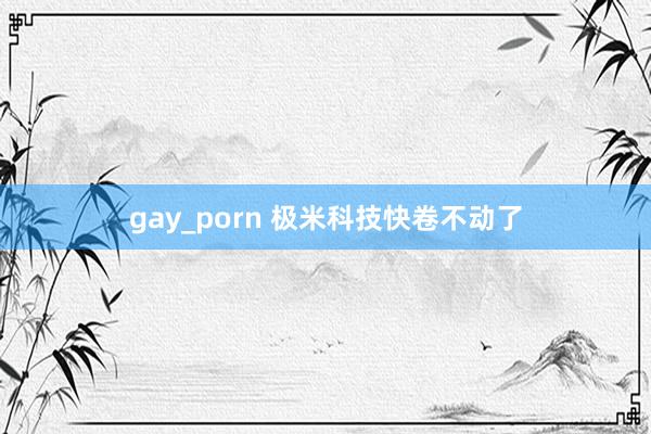 gay_porn 极米科技快卷不动了