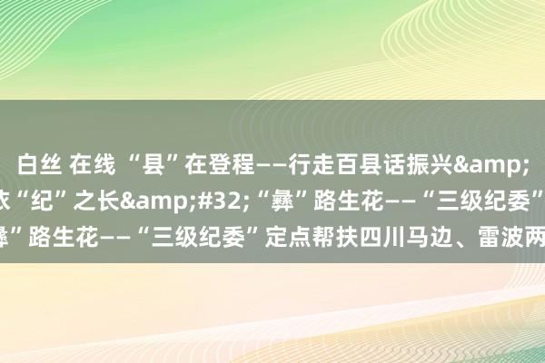 白丝 在线 “县”在登程——行走百县话振兴&#32;|&#32;依“纪”之长&#32;“彝”路生花——“三级纪委”定点帮扶四川马边、雷波两县纪实