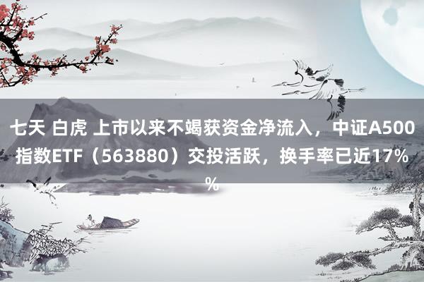 七天 白虎 上市以来不竭获资金净流入，中证A500指数ETF（563880）交投活跃，换手率已近17%