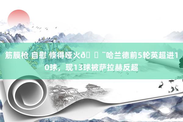 筋膜枪 自慰 倏得哑火😨哈兰德前5轮英超进10球，现13球被萨拉赫反超